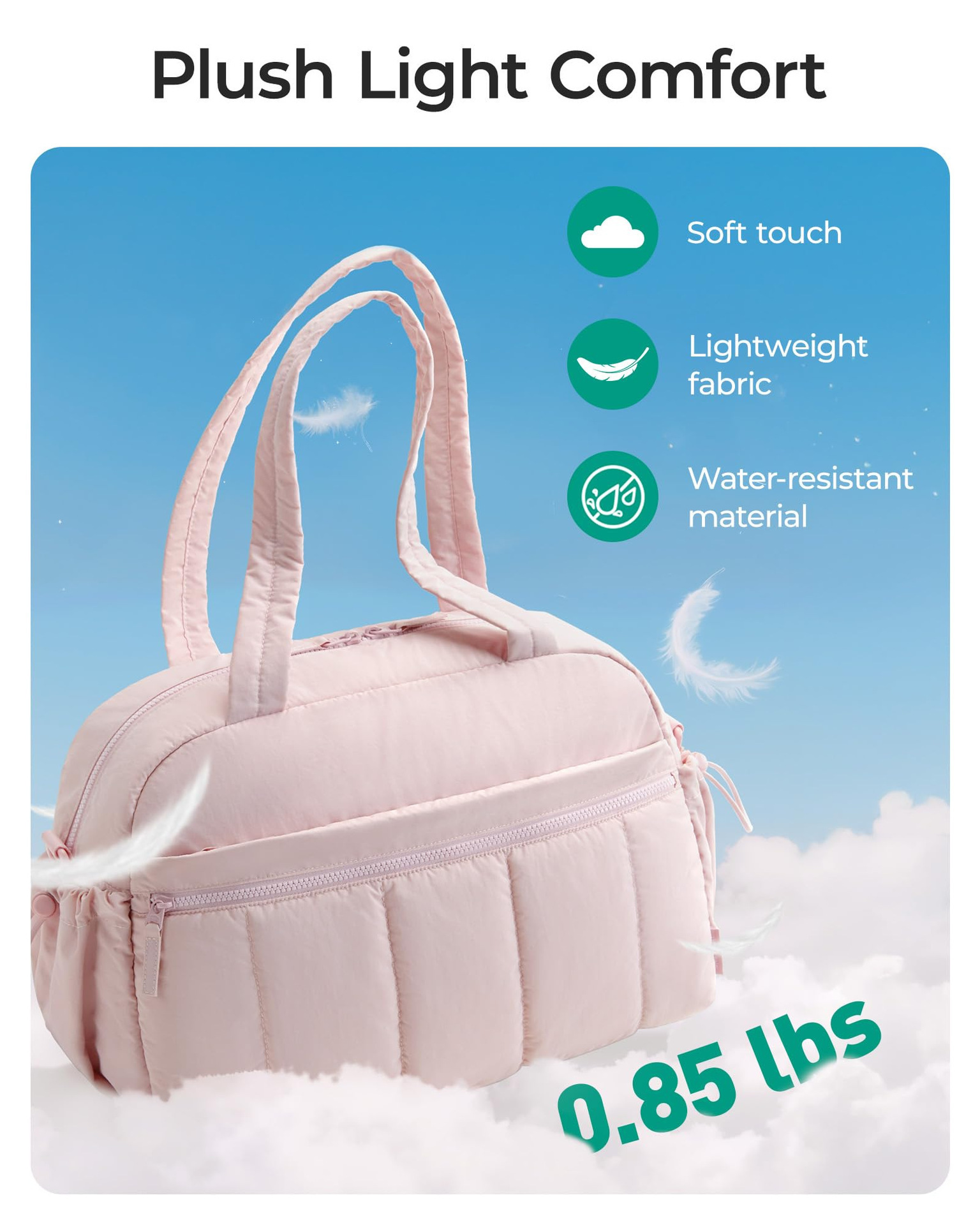 Women's travel bag, large capacity, sports and fitness