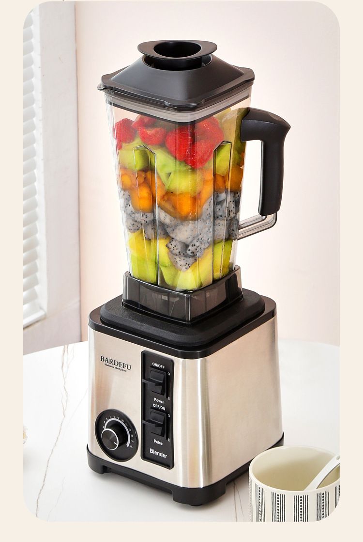 4L Standmixer, 8-in-1, Edelstahl, Eiszerkleiner