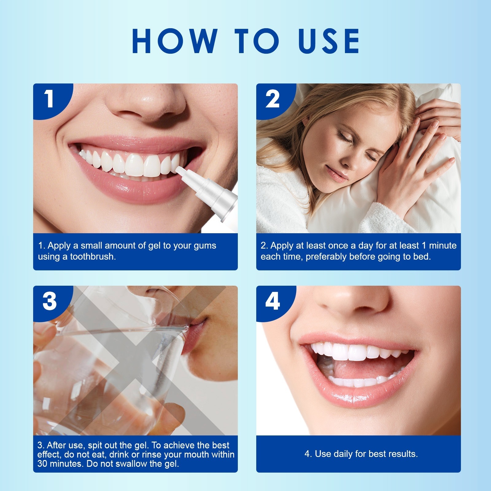 Gum Protect tooth whitening and cleaning pen