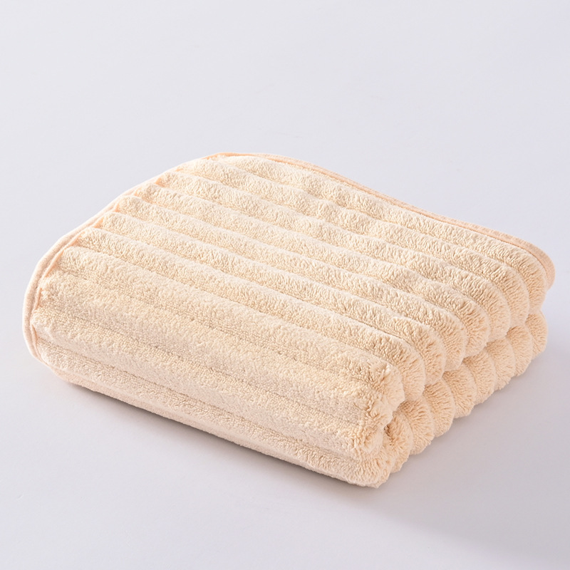 Coral fleece towel set, absorbent and quick-drying
