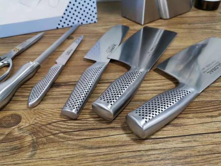 Global Yoshikawa Edelstahl-Messerset, 6-teilig