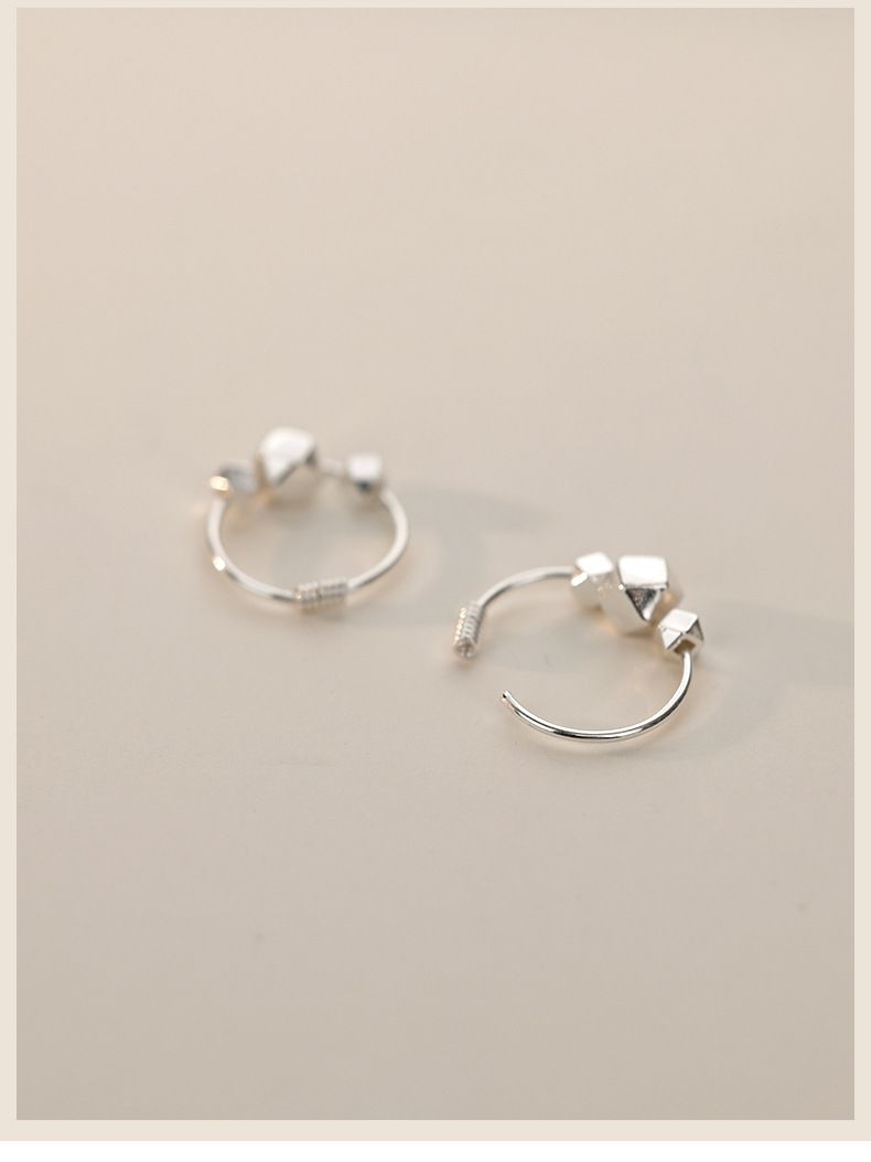 925er Silber Design Ohrringe, Damen