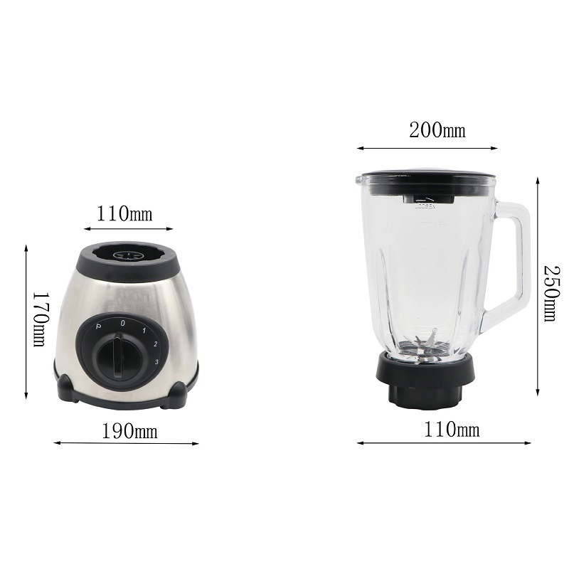 Glass blender, multifunctional cooking machine