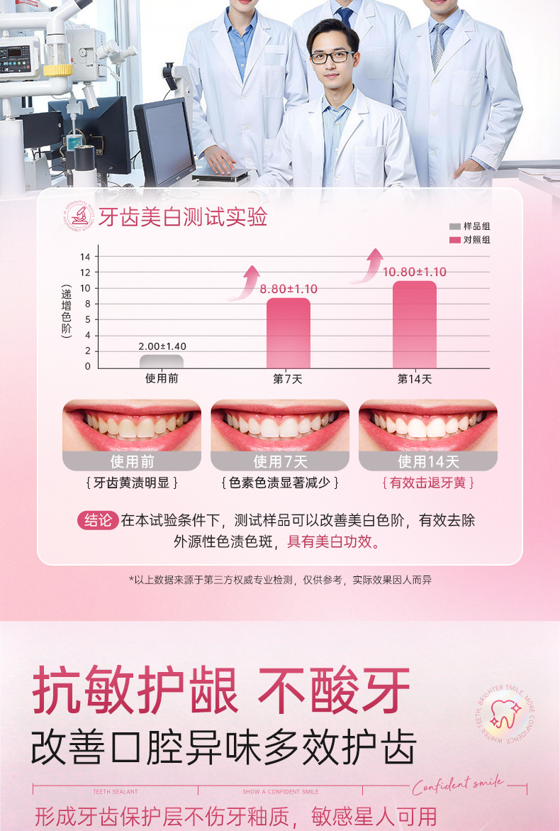 9D Teeth Whitening Strips Self-Adhesive