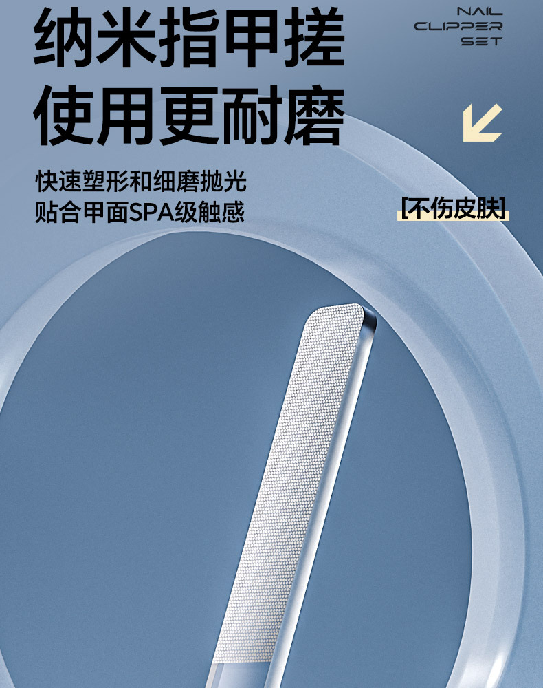 Nail scissors set, German quality, for home use