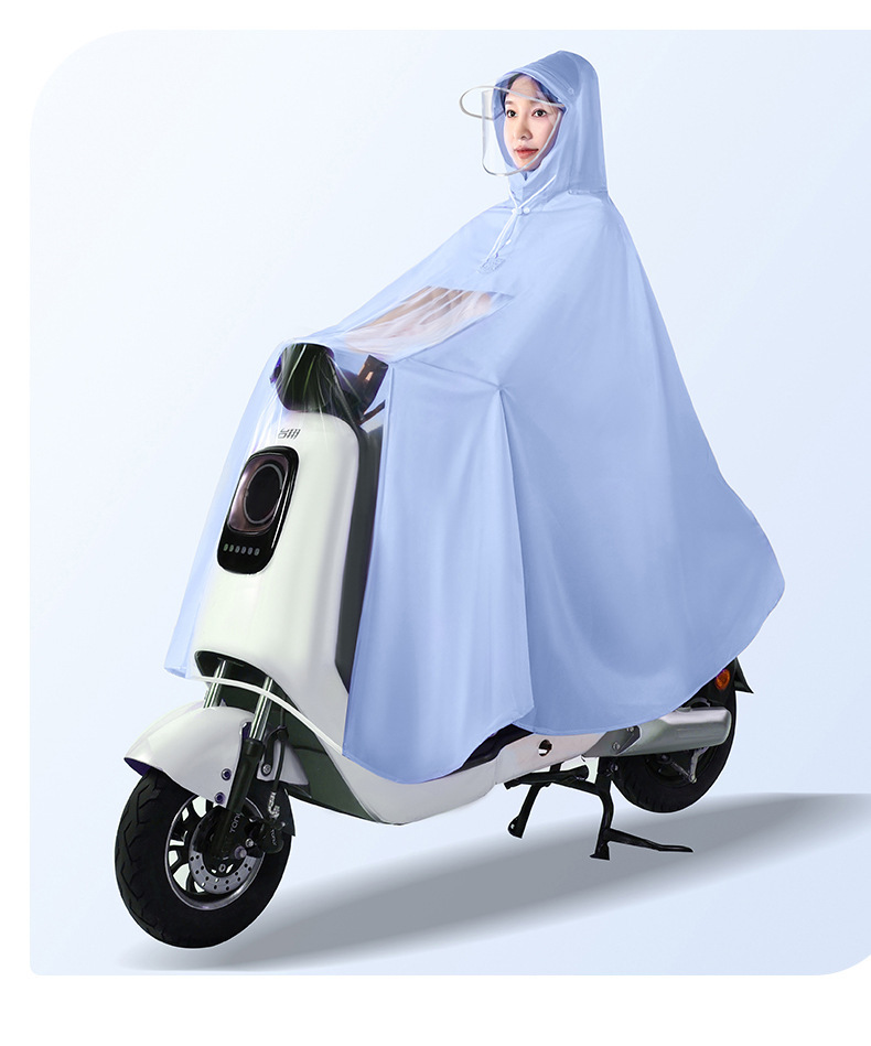 Regenjacke für E-Fahrzeuge, verdickt, verlängert, ganzkörper