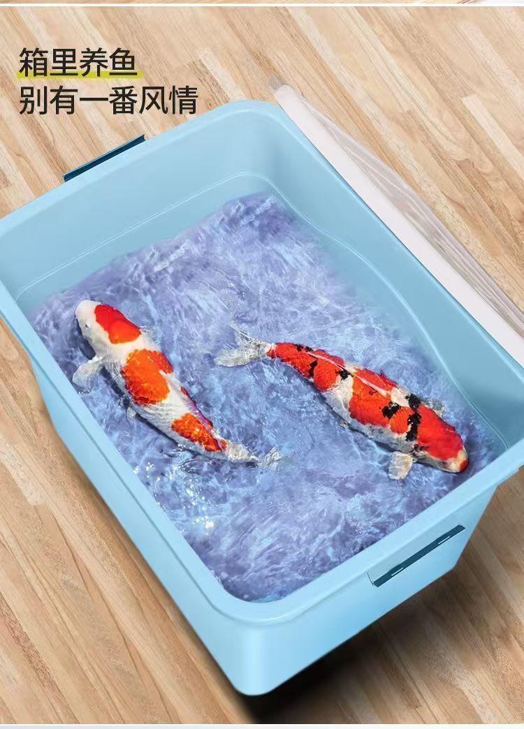 Extra large plastic storage box with wheels