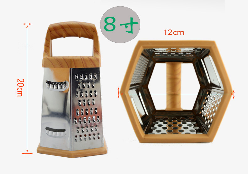 Six-sided vegetable grater, multi-function