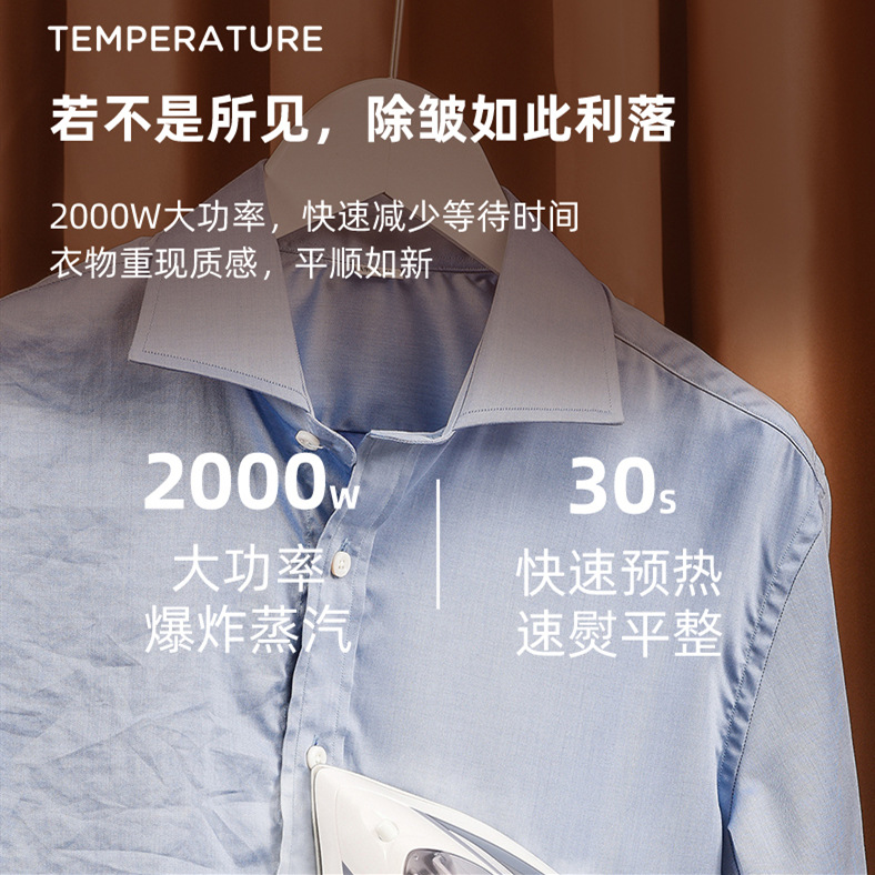 Shanghai Rotes Herz Elektrisches Bügeleisen Haus Dampf Temperaturregelung Elektrisches Bügeleisen Hochleistungs-Handbügel-Bügel-Maschine RH1370