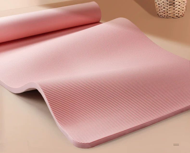 Yoga matı, kalın, kaymaz, şok emici, sessiz