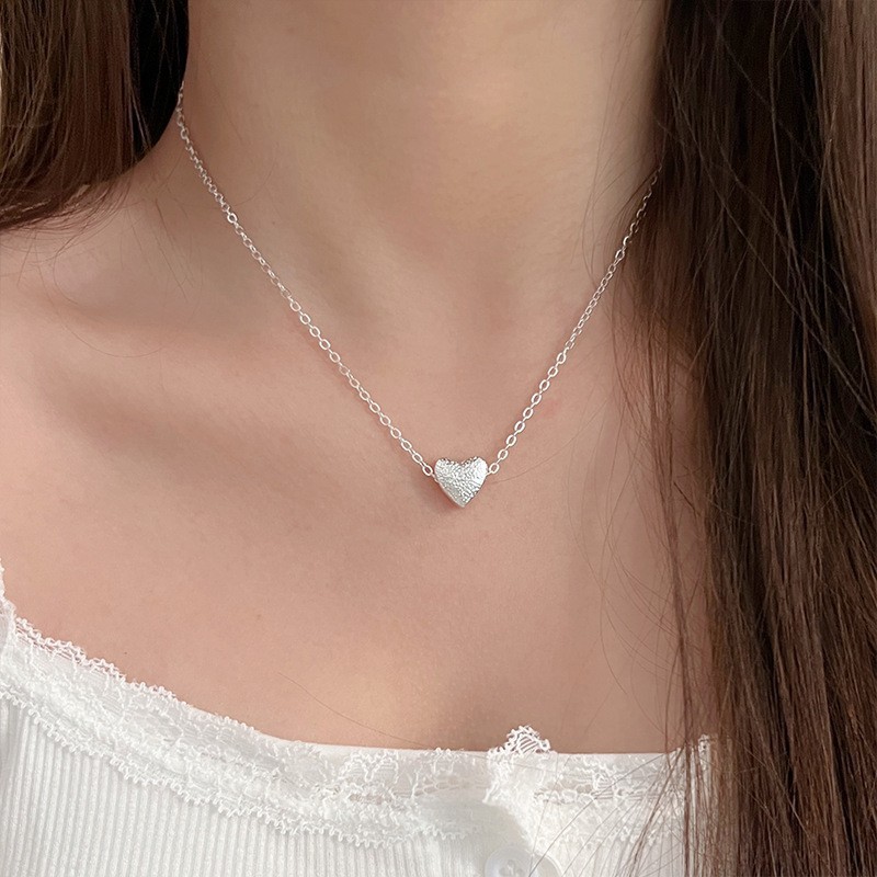 S925 Sterlingsilber-Glücksknoten-Halskette, mattierungsresistent