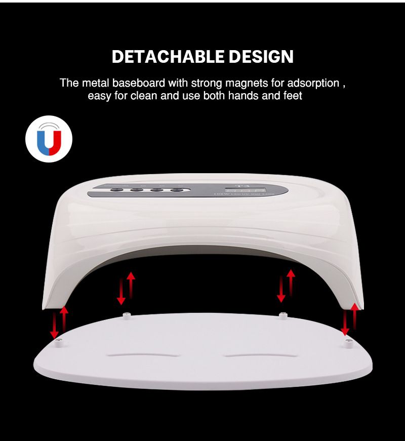 Nail UV lamp for simultaneous both hands curing