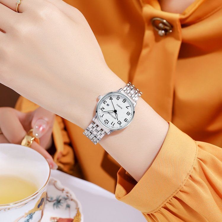 Seniorenuhr für Paare, Quarz, große Ziffern, wasserdicht, Mom & Dad Modelle