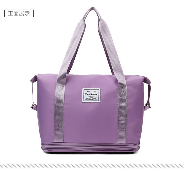 Travel Bag with Universal Wheels, Large Capacity, Expandable, Wet and Dry Separation