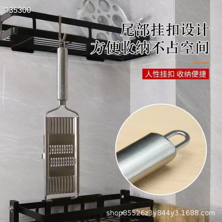 Multifunctional stainless steel grater, 4-in-1, vegetable shredding tool