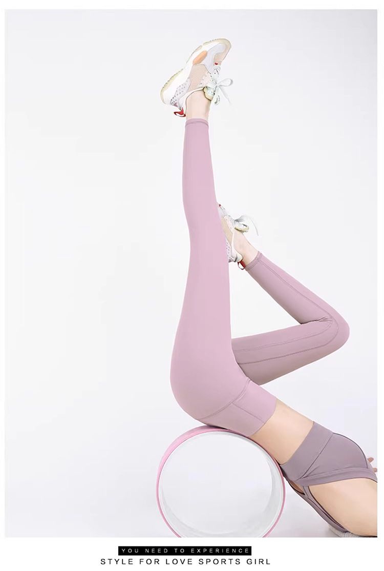 Women's yoga leggings summer peach-lift fitted fitness pants