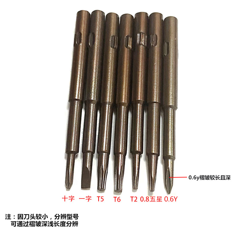 Multi-function removable screwdriver set for phone repair