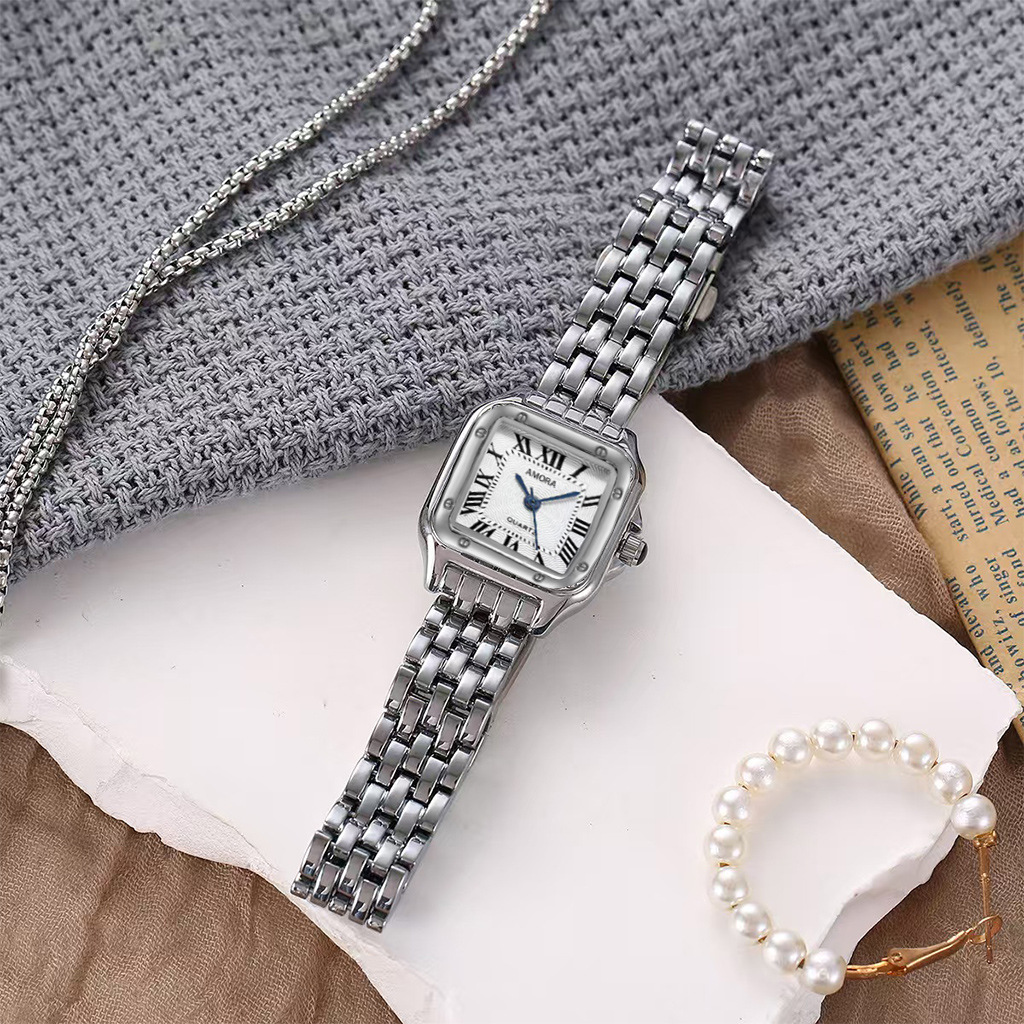 Square Women's Quartz Watch Lightweight Luxury Alloy Quality