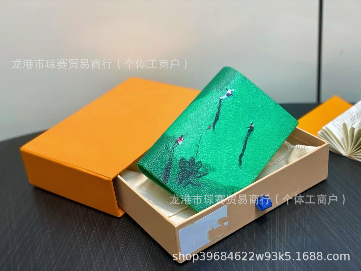 Passport holder, multi-card slots, bifold storage, portable