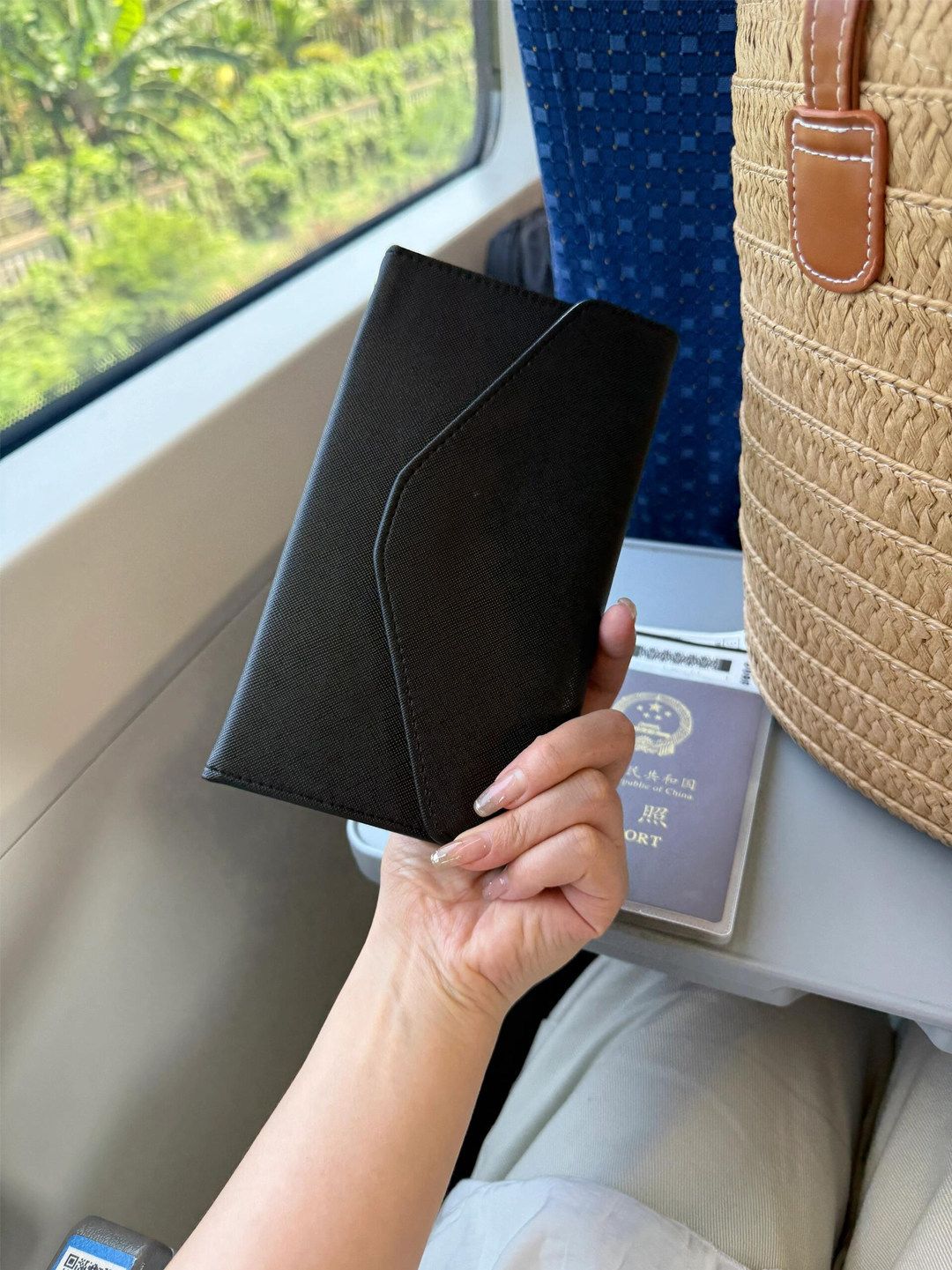 RFID pasaport cüzdanı çok fonksiyonlu belge organizer