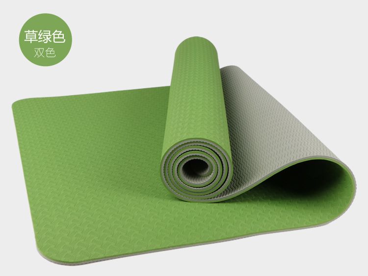TPE yoga matı 6mm fitness matı çift taraflı doku yoga matı dans matı toptan özel dropshipping