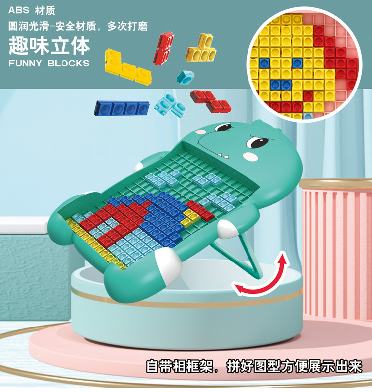 3D Tetris Yapboz, Çocuk Oyuncağı, Eğitici