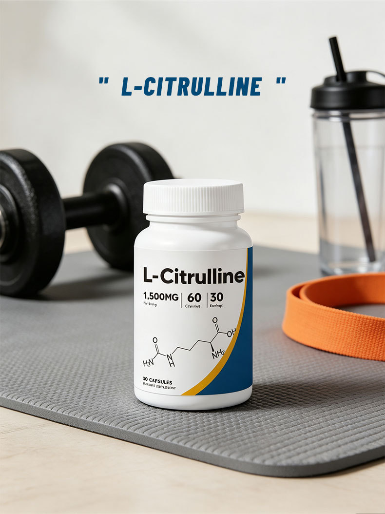 L-Citrulline kapsülleri, spor takviyesi