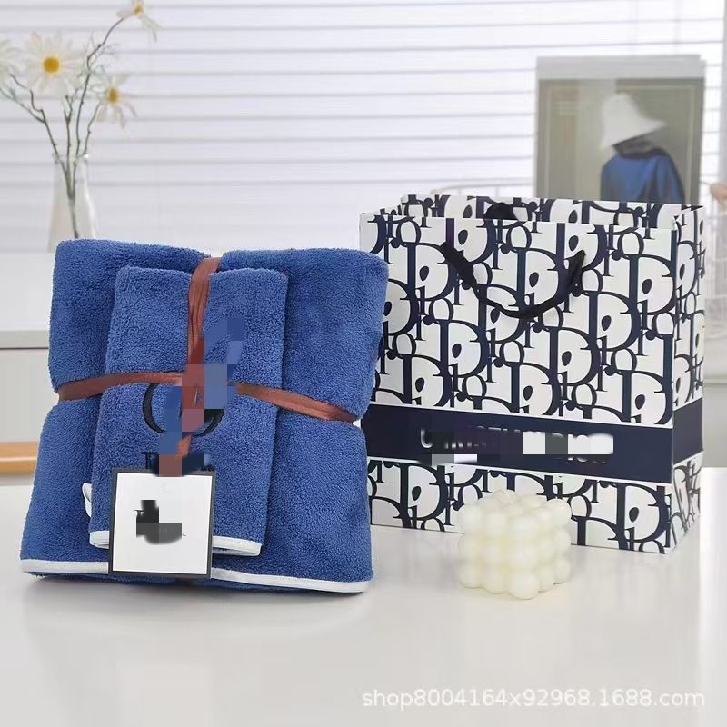 Mercan kadife banyo havlusu 2'li set