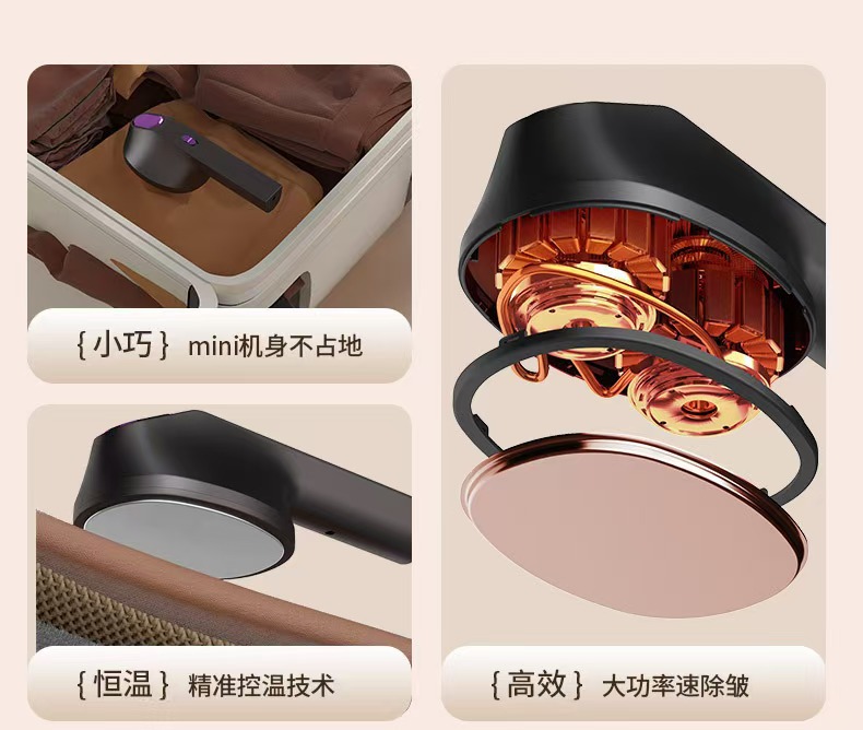 USB-Dampfbügeleisen tragbar, Mini-Haushaltsbügeleisen