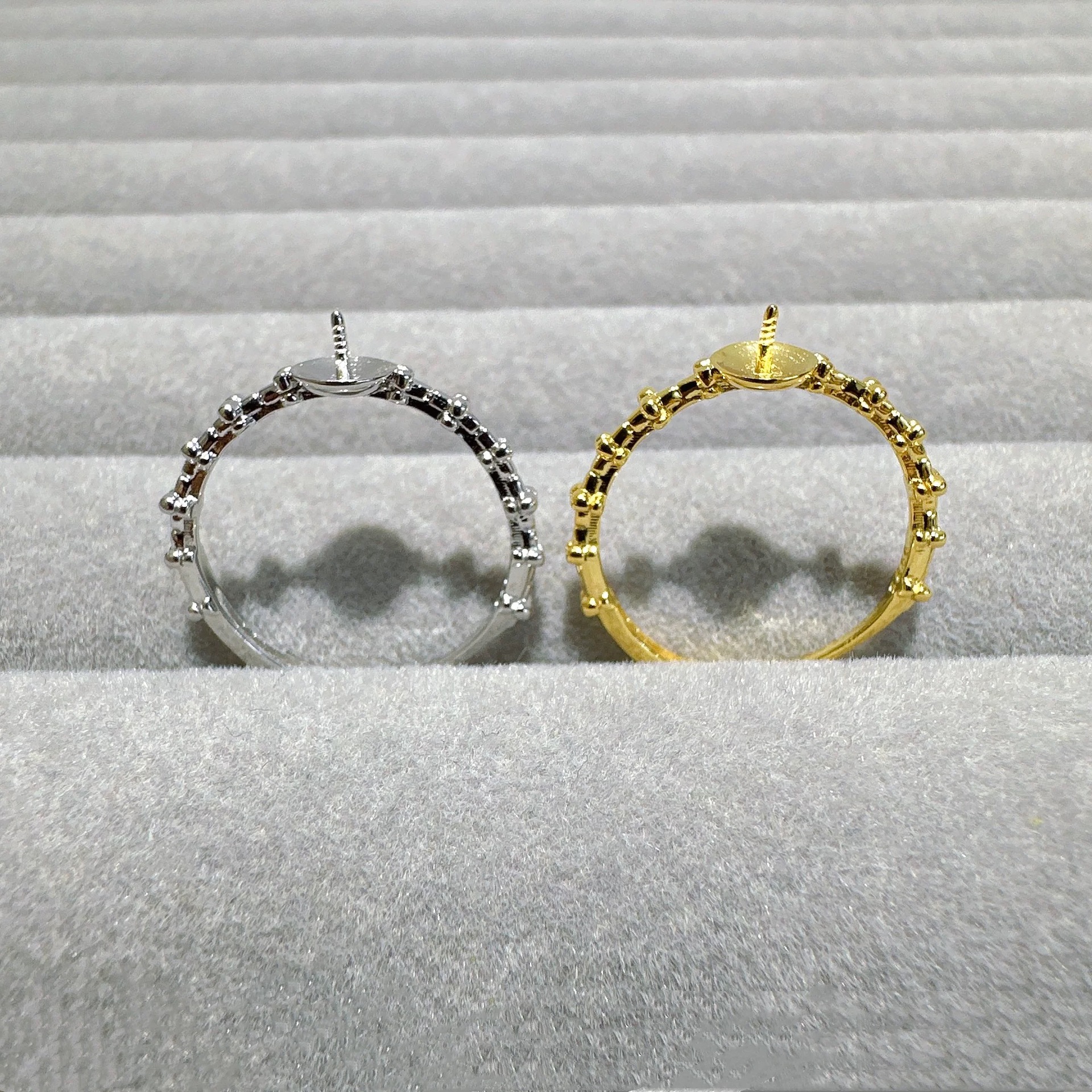 S925 Sterlingsilber Süßwasserperlenschmuck mit Spitzenelement