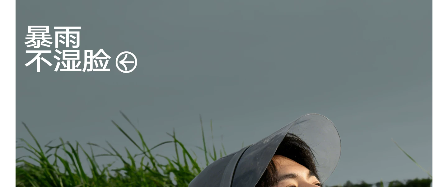 Reusable long raincoat, heavy rain protection