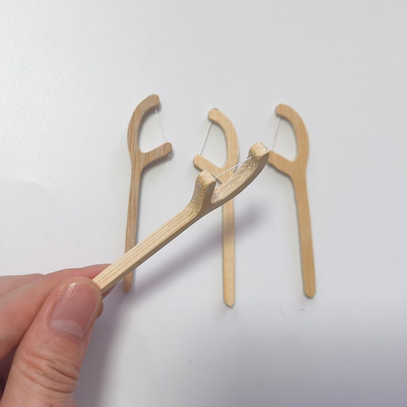 Hotel bamboo toilet kit, toothbrush comb dental floss
