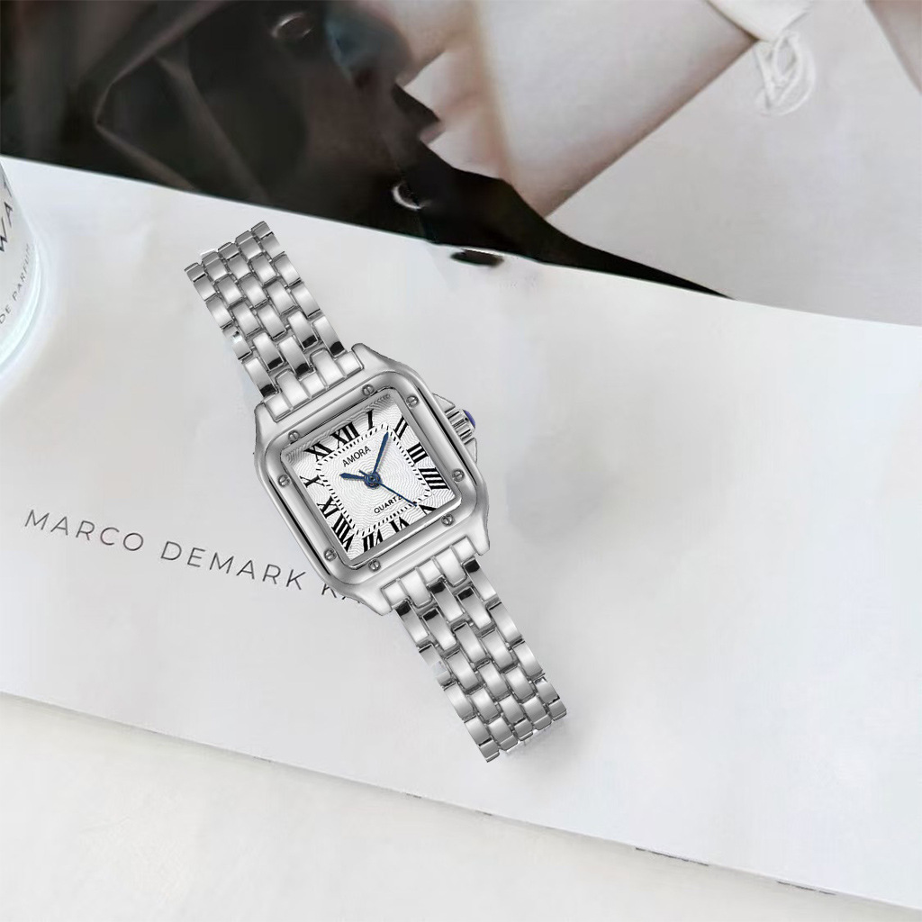 Square Women's Quartz Watch Lightweight Luxury Alloy Quality