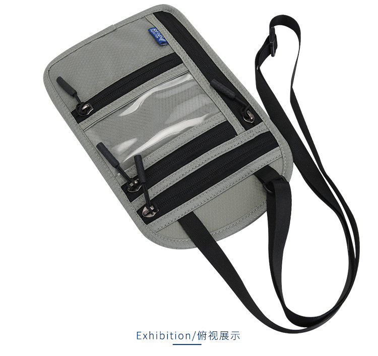 Document Bag with RFID Protection, Neck Hanging