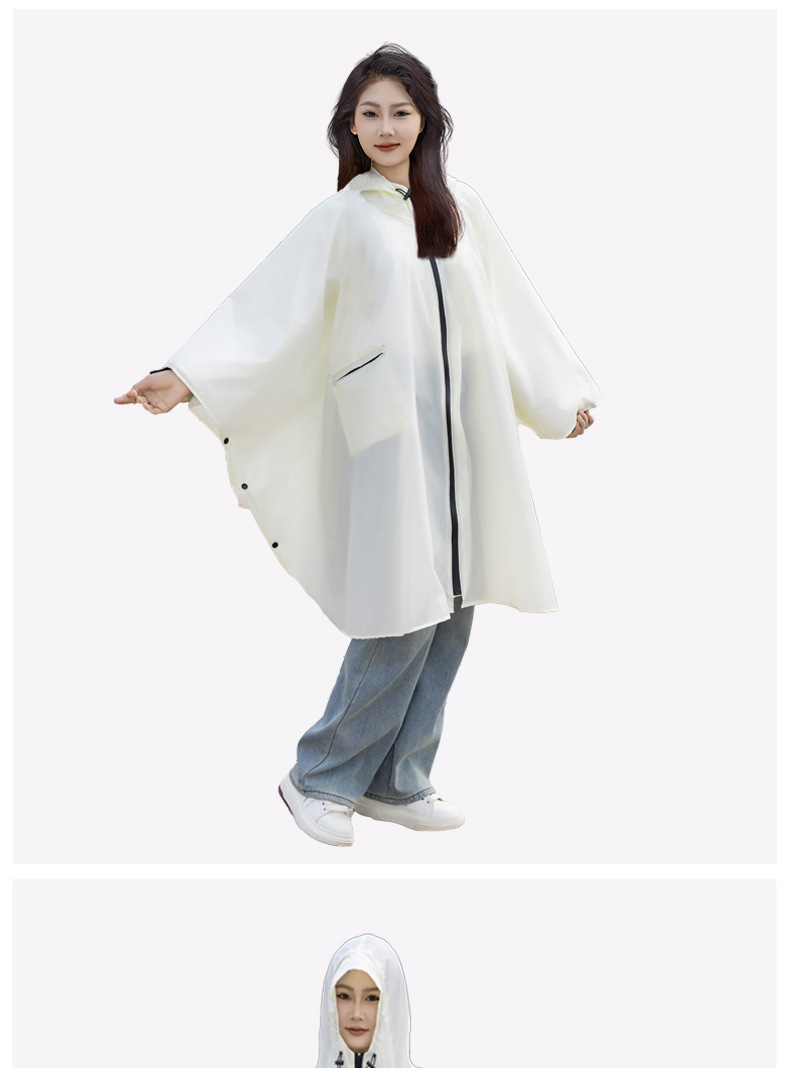 3-in-1 wasserdichter Regenmantel-Poncho für Wandern und Radfahren