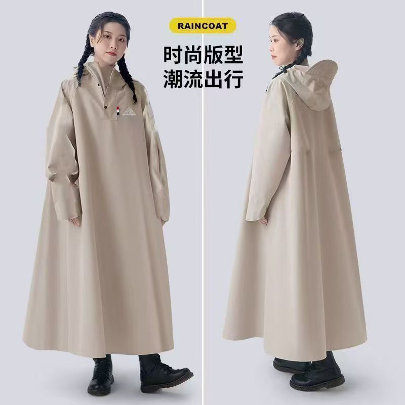 Electric vehicle raincoat poncho, full-length waterproof