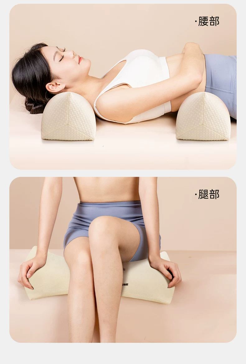 Triangle Buckwheat Cervical Neck Pillow