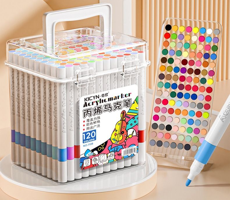 Children's Washable Acrylic Marker Set