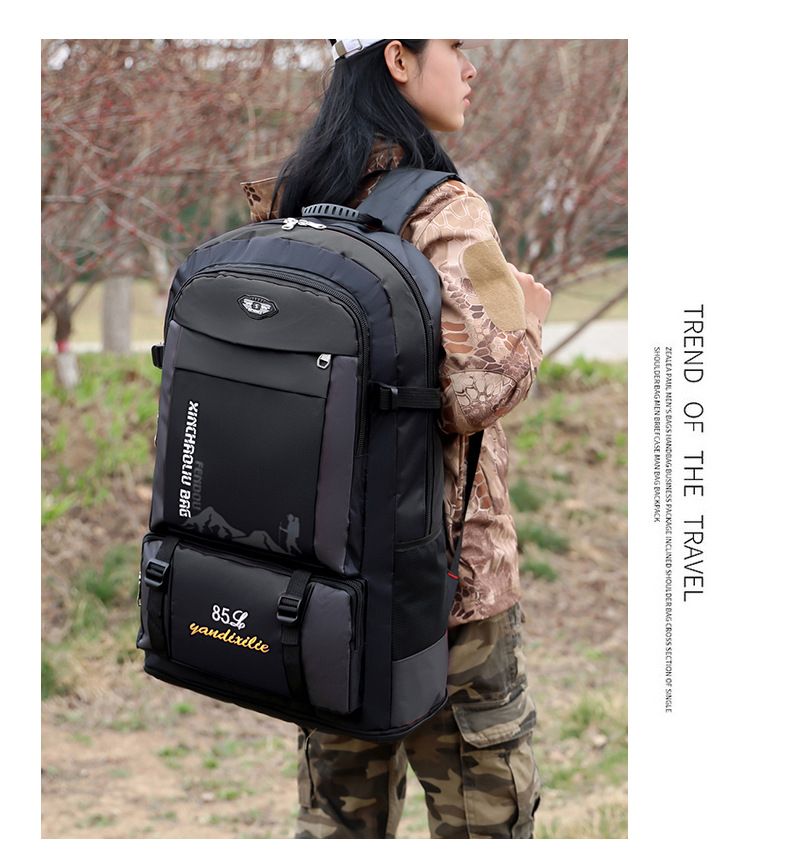 85-liter waterproof hiking backpack