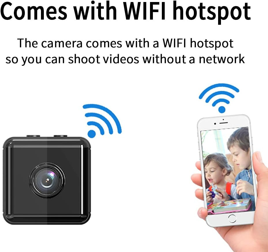 X6DS WiFi security camera, 480p, night vision