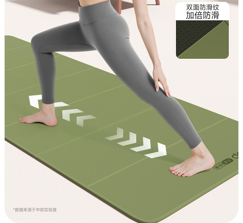Yoga matı katlanabilir POE, profesyonel, şok emici, sessiz