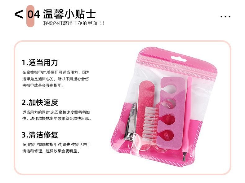 Portable nail care kit with clippers, file and tools