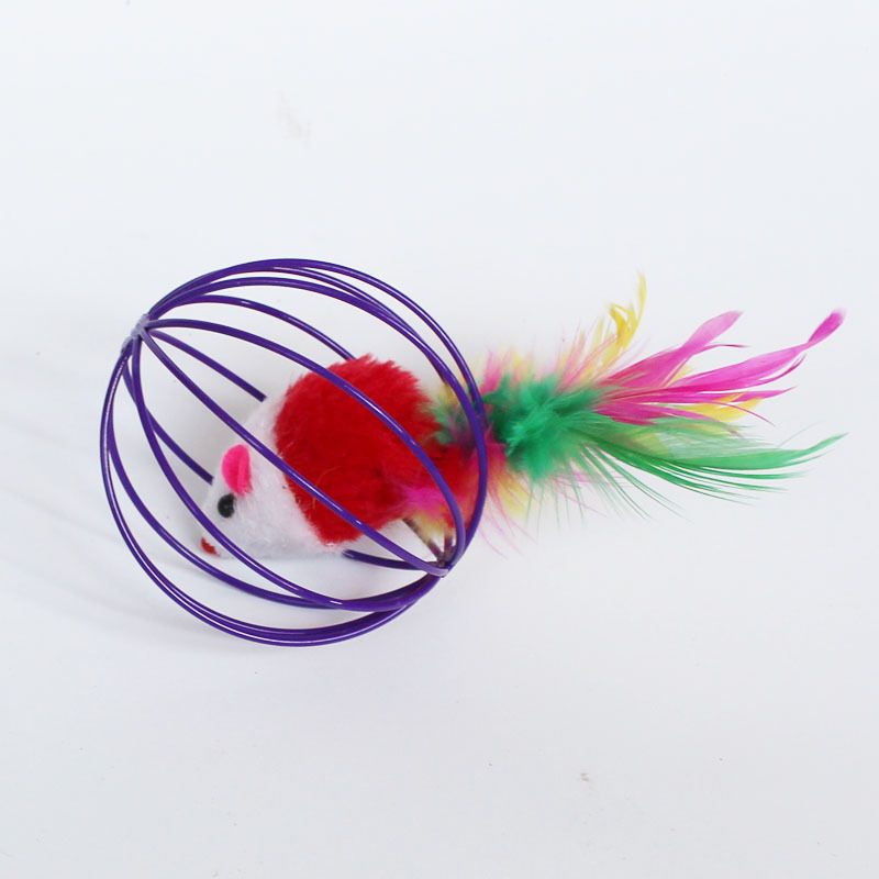 Cat toy ball cage mouse, self-entertaining