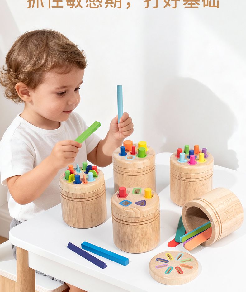 3-in-1 shape matching and color recognition toy