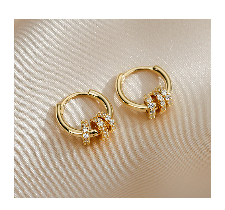 925 silver hoop earrings, elegant and sophisticated design