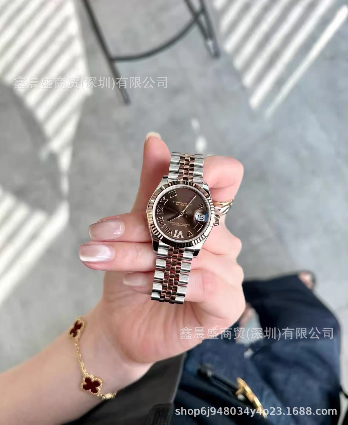 Automatische mechanische Paararmbanduhr, 31/41 mm, Saphirglas