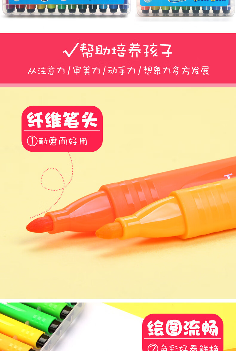 Aquarellstift-Set für Kinder, waschbares Kunstset