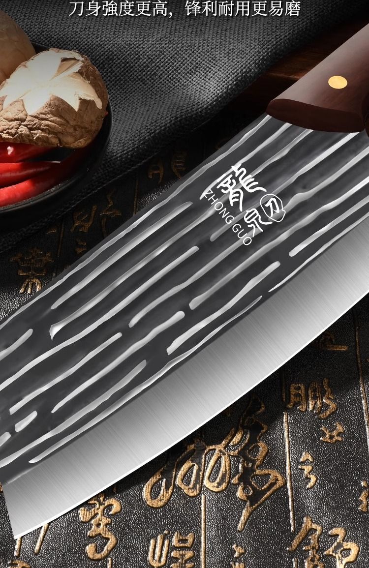 Tattoo Stainless Steel Kitchen Knife Set Chef