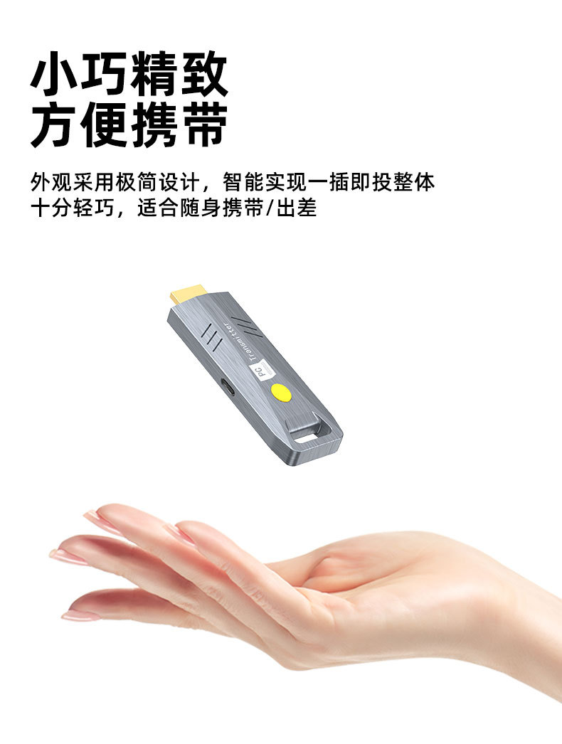 HDMI Wireless Transmitter Receiver, 50 m range, portable