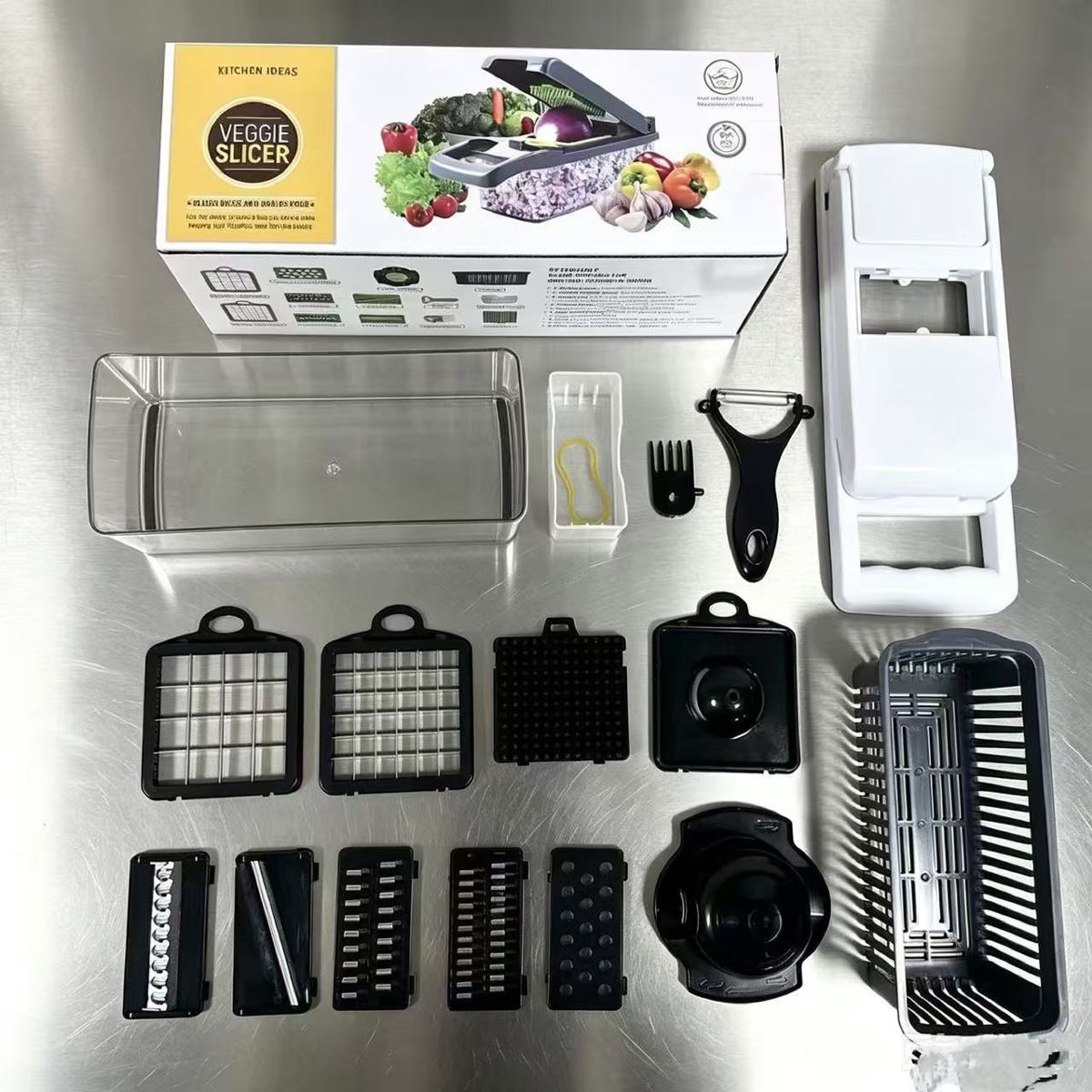 16-in-1 multifunctional vegetable and fruit cutter